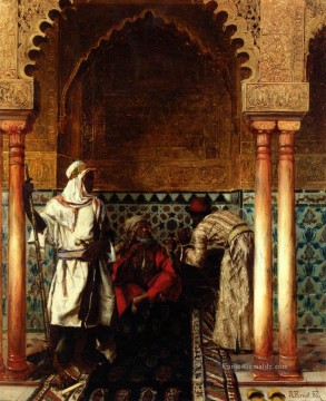  weiße - Rudolph Ernst Der Weise The Sage 1886 Araber Maler Rudolf Ernst